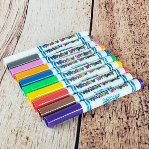 20200903_204045.jpgv1599184722 10 crayons feutres à pointe large lavables pour fenêtre Crayola