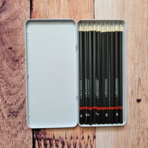 20230327_143828.jpgv1679945864 10 crayons graphite pour le dessin dans un petit boîtier