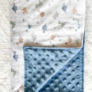 890364C4-ACFD-4672-AF03-D4366C3C6E55.jpgv1760896534 Couverture en Minky - Dinos
