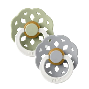 Suces BIBS en Caoutchouc - Sauge/Nuage (Boheme Glow)- 0-6 mois