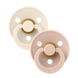 BIBSIvory-Blush.webpv1662769339 Suces BIBS en Caoutchouc - Ivoire/Blush - 0-6 mois