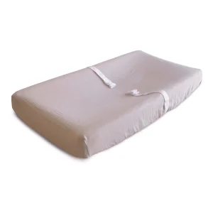 Blush_ChangingPadCover_Front_Clips_3000px_1284x_7be6419a-623f-4824-8adb-1f1f74f9cda8.webpv1652579216 Drap pour Matelas à Langer en Mousseline - Blush
