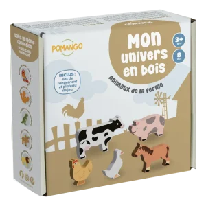 ANIMAUX DE LA FERME EN BOIS
