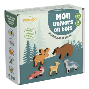 ANIMAUX DE LA FORÊT EN BOIS