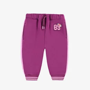 F25B3204B_F3.jpgv1752155406 Pantalon mauve style jogger, bébé