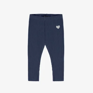 F25B5412B_F2.jpgv1751410073 Legging bleu marine en tricot côtelé, bébé