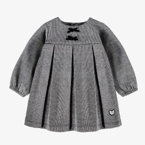 F25B9801B-98_F.jpgv1757613490 Robe à motif pied-de-poule, bébé