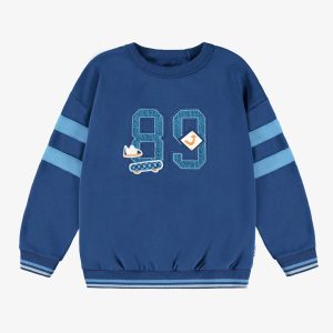 F25C3303C_F3.jpgv1752090975 Chandail bleu avec broderie, enfant