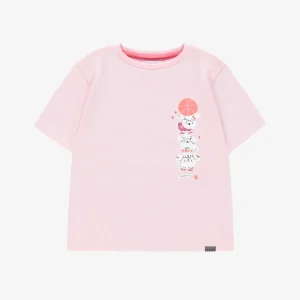 F25C4203C-98_F2_a4b112c3-e0ee-4dbc-9fb5-7fb14011e96f.jpgv1752689709 T-shirt rose avec illustration, enfant