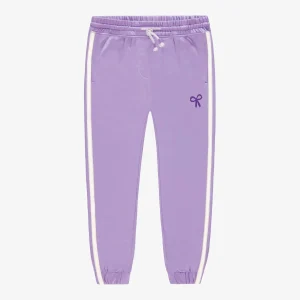 F25C5427C-98_F.jpgv1755132126 Pantalon mauve style jogger en molleton, enfant