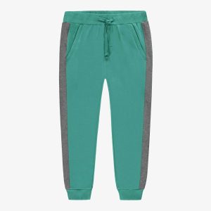 F25C5513C-98_F.jpgv1754955425 Pantalon style jogger vert et gris, enfant