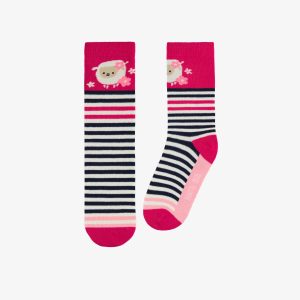 F25C9003C-98_1b861a55-f304-409b-a289-c86390e1781d.jpgv1748974864 Chaussettes roses à rayures, enfant