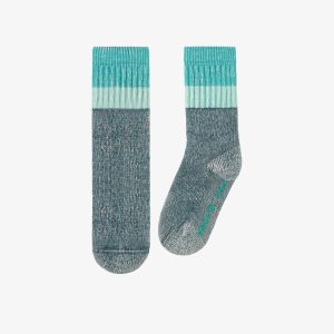 F25C9108C-98_F.jpgv1753929044 Chaussettes turquoise en laine mérinos, enfant