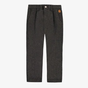F25C9907C-98_F_06b17e44-5d89-4d3c-9a48-db1eca53df6f.jpgv1757612571 Pantalon gris en flanelle, enfant