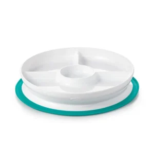IMG-0060.jpgv1695503126 Assiette en Plastique avec Base à Succion - Turquoise