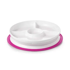 IMG-0062.jpgv1695503072 Assiette en Plastique avec Base à Succion - Rose