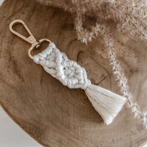 Image2.png Porte-clés en macramé Blanc