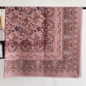 Foulard châle carré viscose