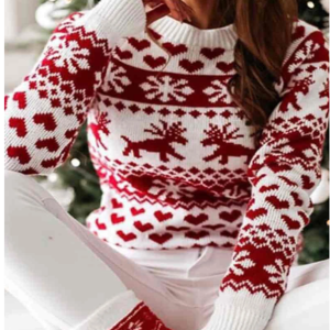 Image3-1.png Pull de Noël blanc et rouge