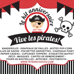Kitanniversairepirateaimprimertetedecoucoudecoinvitationsbanderolespapiercadeaux.jpgv1593530698 Pack anniversaire "Pirate" personnalisé