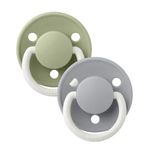 Suces BIBS en Silicone - Sauge/Nuage (De Lux Glow)
