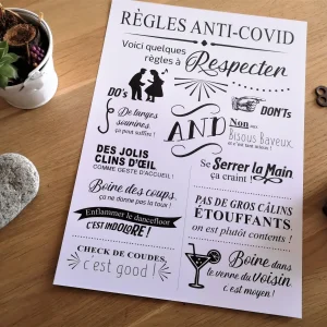 MariagePosterreglesanti-covid.jpgv1620198237 Poster règles anti-covid mariage Aurélie et Matthieu