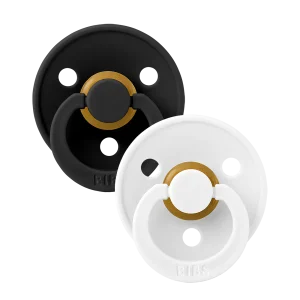 NoirBlanc_eeaaa761-5126-45df-94c4-584a34bb371a.webpv1698921902 Suces BIBS en Caoutchouc - Blanc/Noir - 0-6 mois
