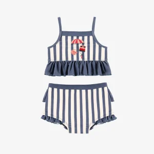 S25B0202B_F_ea664ecc-d5a9-40b4-a1f2-b18db195b4e3.jpgv1748007304 Maillot de bain deux pièces bleu et blanc à volants, bébé