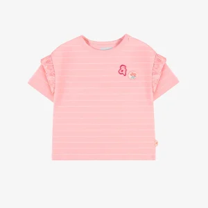 S25B3002B-100_F3_f3bc9e1c-9232-456d-b879-5d86a88b69d3.jpgv1748007310 T-shirt rose à rayures, bébé