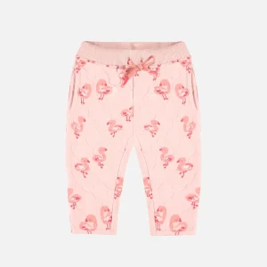 S25B3007B-100_F4_6fdd75b0-484f-4835-87d8-6580031a432b.jpgv1748007313 Pantalon rose en jersey matelassé à motifs, bébé