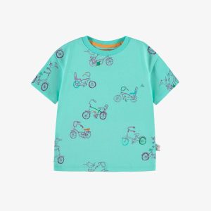 S25B3306B_F2_610aeca6-4e86-46bb-9b38-57f793fb0ab9.jpgv1748007324 T-shirt turquoise à motifs, bébé
