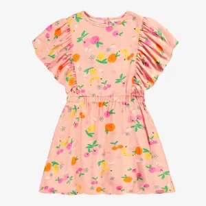 S25C3606C_F_15aa19b9-56fe-4c80-a856-f8debb744962.jpgv1748007327 Robe rose en viscose à motifs de fruits, enfant