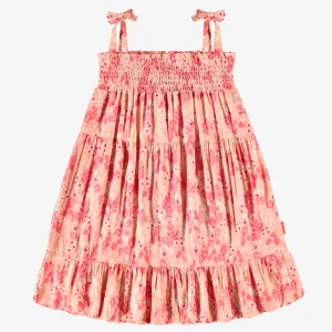 S25C5401C-100_F2_3cfffc8d-0372-4aa4-a285-fa6125faafad.jpgv1748007341 Robe rose à motif floral, enfant
