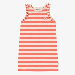 S25C5452C-F2_cbc641e0-0ce5-4e0a-a9dc-a31a246df4b3.jpgv1748007356 Robe crème et rose à rayures, enfant