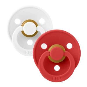 WhiteStrawberry.pngv1698949690 Suces BIBS en Caoutchouc - Blanc/Fraise - 0-6 mois