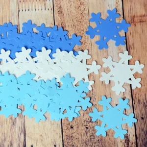 20 formes en mousse de flocon de neige