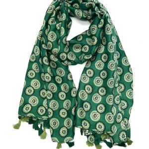 Foulard hiver vert