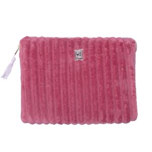 mes-voyages-9.jpg Pochette zippée PC/tablette Minky matelassé pastèque – Taille M