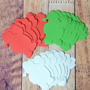 20 formes en mousse de Père-Noël