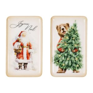 PLATEAU SANTA ROUGE+VERT PERE NOEL