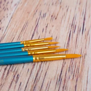 poils_synthetiques_rond.jpgv1597887464 5 pinceaux ronds en poils synthétiques