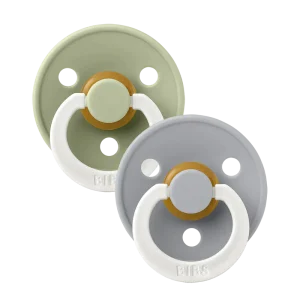 Suces BIBS en Caoutchouc - Sauge/Nuage (Glow) - 18-36 mois