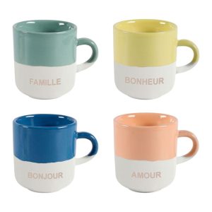 tasse-cafe-x4-boite-reveil-gourmand-10cl-d6xh6-5cm-gres-467899_467899_FRN01_WEB.jpg TASSE CAFE REVEIL GOURMAND 10CL BONHEUR JAUNE